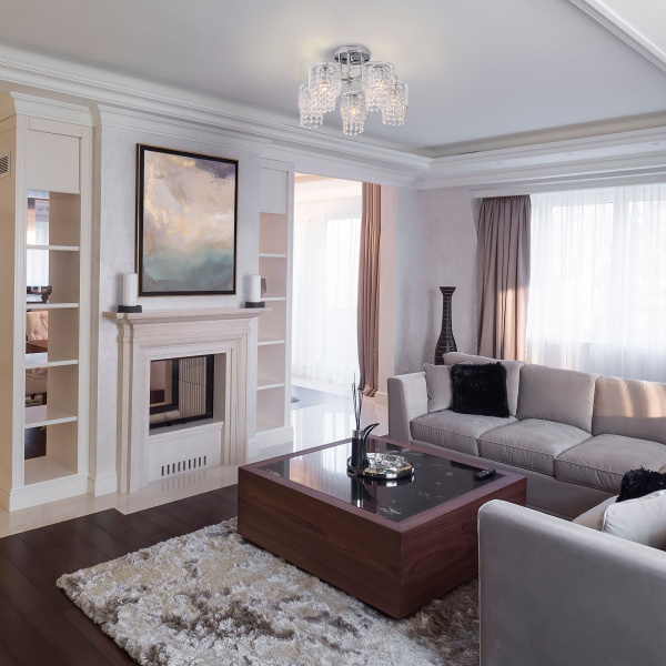 Потолочный светильник 5*E27 60Вт хром IP20 (30137/5 хром) Eurosvet