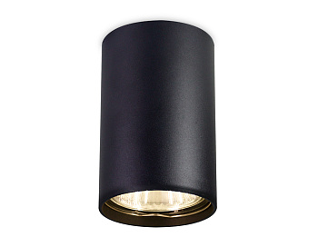 Накладной точечный светильник GU5.3 TN213109 BK черный GU5.3 D55*100 Ambrella Light