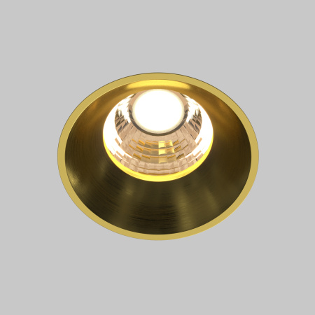 Встраиваемый светильник LED 7Вт Латунь IP20 Downlight DL058-7W3K-TRS-BS Technical Maytoni
