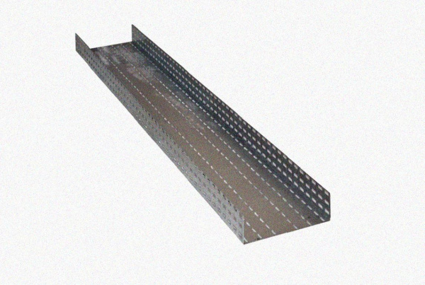 Лоток перфорированный ЛМ 400х60х3000 УТ1,5, горячее цинкование, S1,5