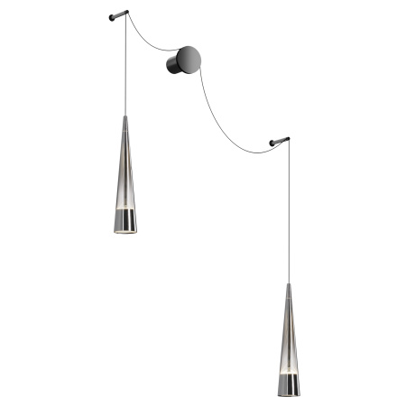Настенный светильник (бра) 2*LED 24Вт Хром IP20 Sintesi P090WL-L24CH3K Maytoni