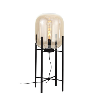 Торшер Черный/Коньячный E27 1*40Вт (из 2-х коробок) SL1050.515.01 ST LUCE