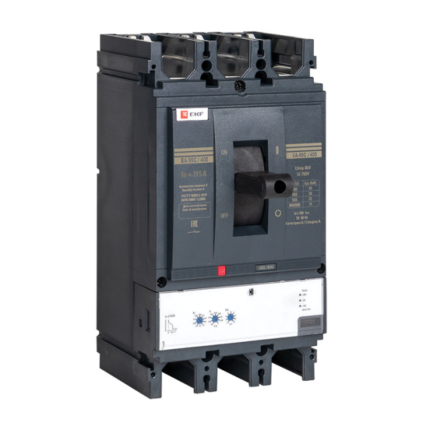 Выключатель автоматический ВА-99C (Compact NS) 400/315А 3П 45кА EKF PROxima Выключатель автоматический ВА-99C (Compact NS) 400/315А 3П 45кА EKF PROxima