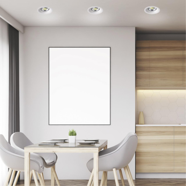 Встр.св-к IP20 LED 4100К 10W 220V GLOK белый NOVOTECH