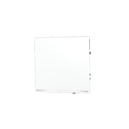 Проходной переключатель встраиваемый Voltum S70 одноклавишный с подсветкой 10А, (белый матовый)