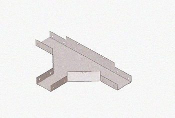 Лоток тройниковый глухой ОТГ 100х50 УТ1,5, горячее цинкование S1,5