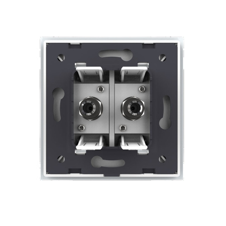 Розетка спутниковая SAT двойная Белая Livolo Розетка спутниковая SAT двойная Белая Livolo