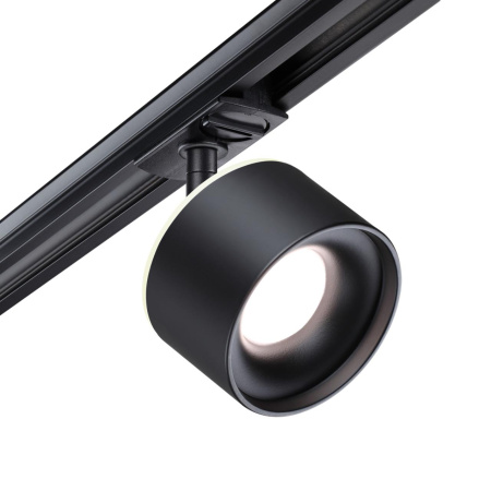 Св-к трековый с перекл.цв.темп.IP20 LED 3000К/4000К/6000К 12W вниз+3W вверх черный NOVOTECH