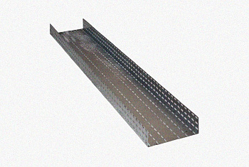Лоток перфорированный ЛМ 100х50х3000 УТ1,5, горячее цинкование, S1,0