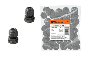 Сальник MG LX 16 диаметр проводника 6-10мм IP68 TDM