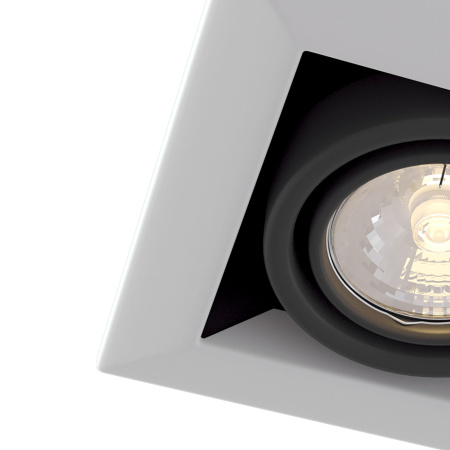Встраиваемый светильник 1*GU10 50Вт Белый IP20 Metal Modern DL008-2-01-W Technical