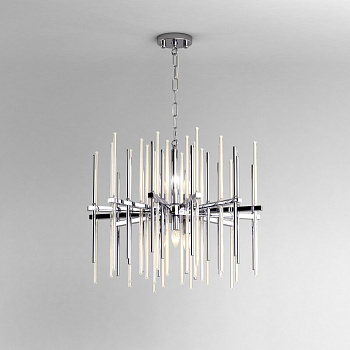 Умный подвесной светильник 6*E14 60Вт хром IP20 Allure (355/6 Smart хром) Bogate's