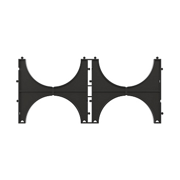 Держатель расстояния (кластер) для двустенных труб, д.110мм, двойной DKC