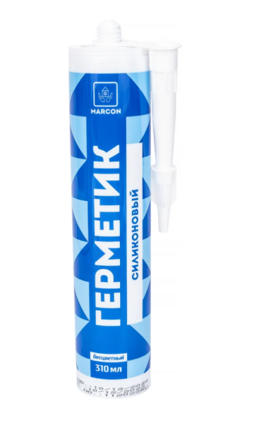 Герметик силиконовый прозрачный 310 мл MARCON 