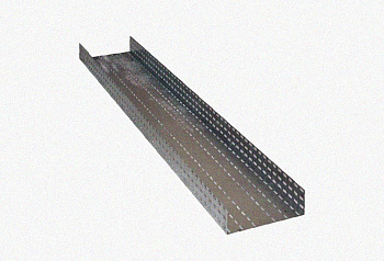 Лоток перфорированный ЛМ 300х100х3000 УТ1,5, горячее цинкование S1,5