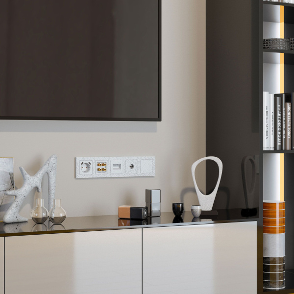 Заглушка (белый) Hammer СУ IP20 Werkel