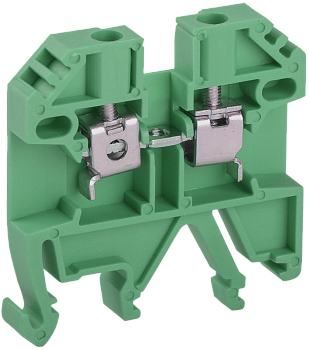 Клемма винтовая КВИ-2,5мм2 зеленая IEK