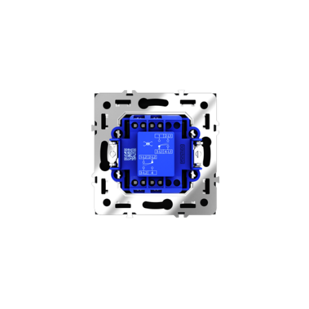 Перекрестный переключатель встраиваемый Voltum S70 одноклавишный 10А, (графит)