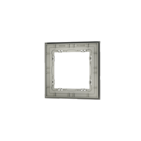 Рамка стеклянная Voltum S70 на 1 пост, (сталь, стекло)