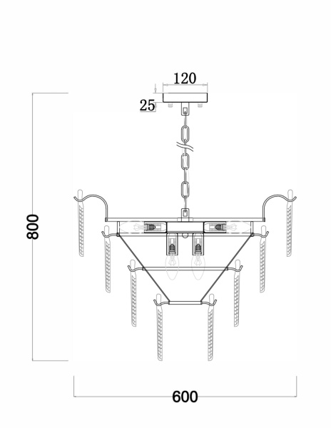 Люстра 9*E14 60Вт Золото IP20 Hloya FR5143PL-09G Freya Люстра 9*E14 60Вт Золото IP20 Hloya FR5143PL-09G Freya