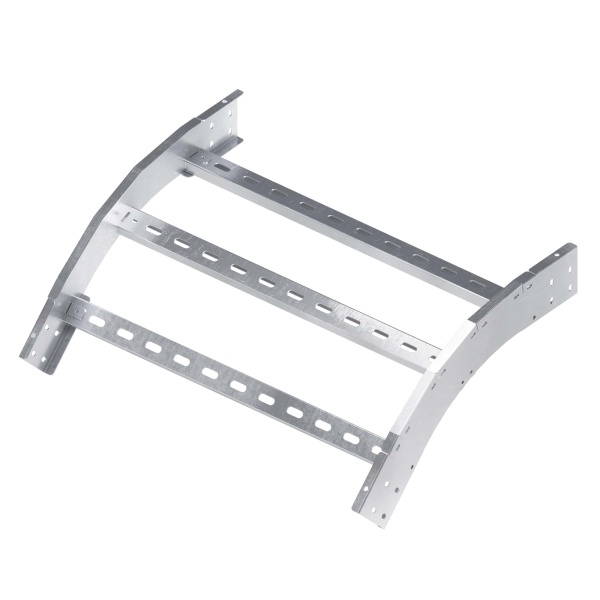 Угол лестничный вертикальный внешний 45 градусов 80х500, толщ. 3 мм, R300, алюминий DKC