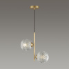 Св-к подвесной E27 2*8W LED 220V GENEVA матовое золото LUMION