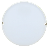 Светильник светодиодный ДПО 2014Д 12Вт IP54 6500К дежурный режим круг белый с акустическим датчиком 