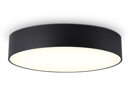 Светильник светодиодный потолочный FV5529 BK черный LED 45W 3000K D400*58 (Без ПДУ) Ambrella Light