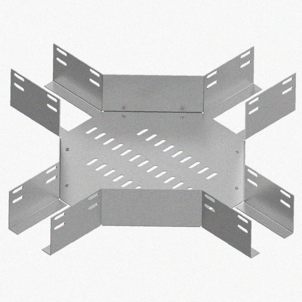 Лоток крестообразный глухой КМГ 100х65 УХЛ1, горячее цинкование S1,5