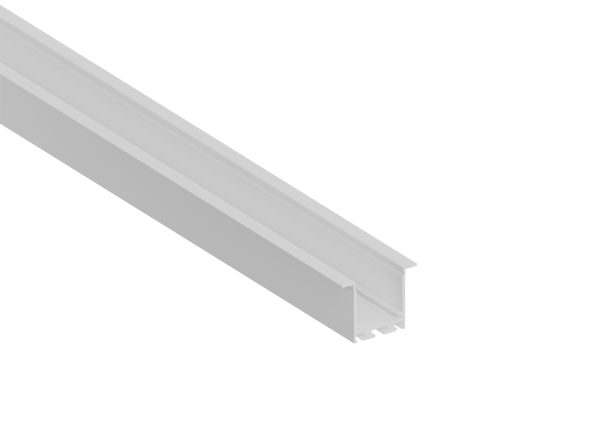 Donel врезной алюминиевый профиль, 47,2х35х2000. Цвет: Белый матовый, RAL9003,Серия:DN8ALE