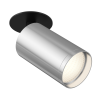 Потолочный светильник 1*GU10 10Вт Черный и Матовое серебро IP20 Ceiling & Wall C049CL-U-1BS Technical Maytoni