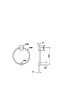 Настенный светильник (бра) 1*LED 19Вт Латунь IP20 Halo MOD005WL-L24BSK Maytoni