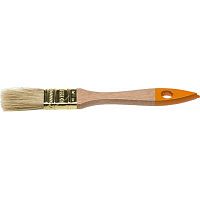 Кисть флейцевая, деревянная ручка, натуральная щетина, индивидуальная упаковка, 25мм DEXX