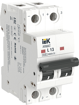 Выключатель автоматический ВА МОД M06N-DC 2П L 13А ARMAT IEK