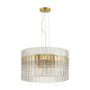 Люстра E14 6*40W MERKALE матов.золотой/прозрачный/стекло ODEON LIGHT