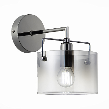 Бра Хром/Дымчатый E14 1*40Вт SLE155601-01 EVOLUCE