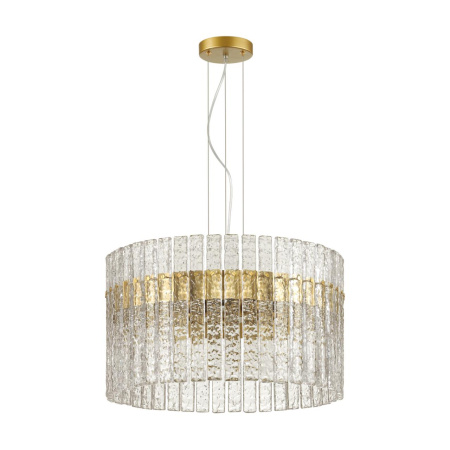 Люстра E14 6*40W MERKALE матов.золотой/прозрачный/стекло ODEON LIGHT