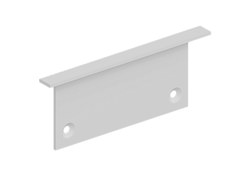 Donel Боковая глухая заглушка для профиля DN18512 Цвет:Белый матовый RAL9003,Серия:DN8ALE