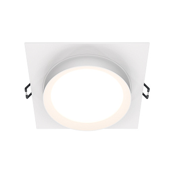 Встраиваемый светильник 1*GX53 15Вт Белый IP20 Downlight DL086-GX53-SQ-W Technical Maytoni