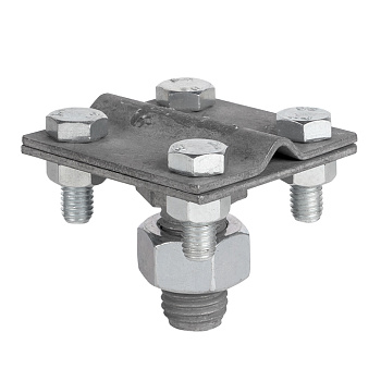 Зажим прута на штыре (пластина 56х56мм) HZ PROxima EKF