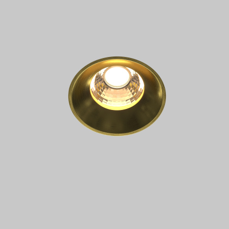 Встраиваемый светильник LED 12Вт Латунь IP20 Downlight DL058-12W3K-TRS-BS Technical Maytoni