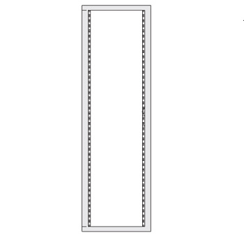 Рама задняя 37U для 19" оборудования в корпуса DAE/CQE 1800 x 600мм DKC