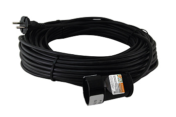 Удлинитель-шнур силовой народный У-11001 ПВС 1300 Вт б/з, 10м, штепс. гнездо TDM