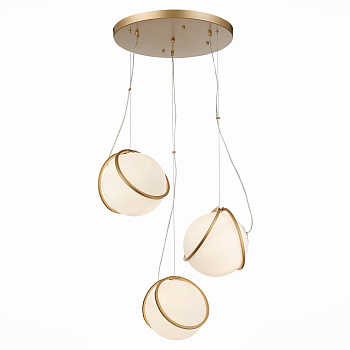 Светильник подвесной Латунь/Латунь, Белый E27 3*40Вт SL1181.353.03 ST LUCE