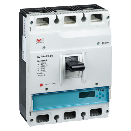 Выключатель автоматический ВА AV POWER-4/3 1000А 50кА ETU6.0