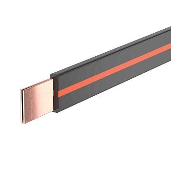 Гибкая шина в ПВХ изоляции, 2x32x1мм, ном. ток 400А, длина 2 метра DKC