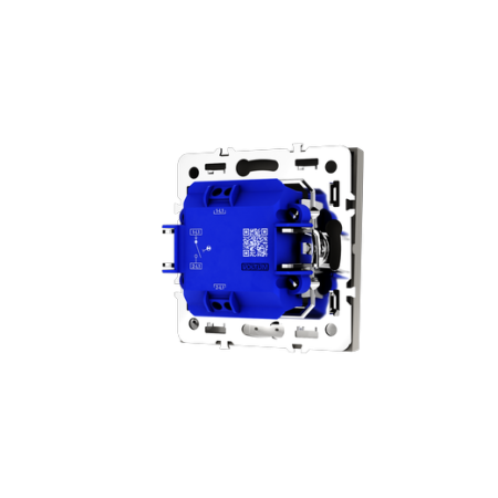 Выключатель встраиваемый Voltum S70 одноклавишный с подсветкой 10А, (кашемир)