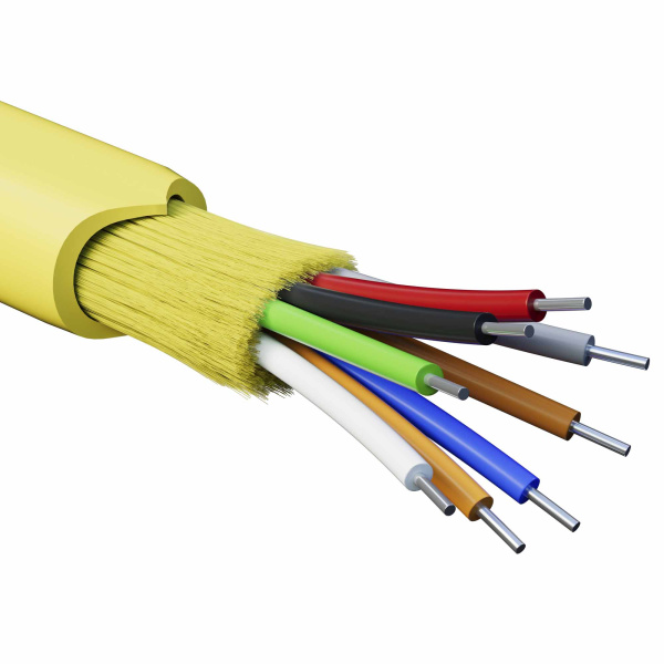 Кабель волоконно-оптический DT OS2, 9/125 мкм, 8 волокон в плотном буферном покрытии DKC