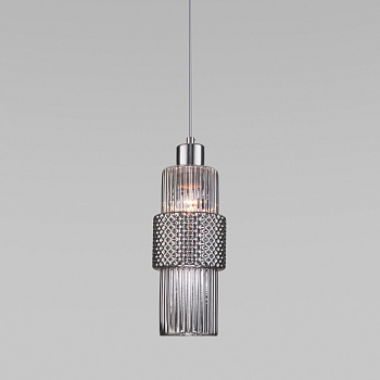 Подвесной светильник с плафоном 1*E27 40Вт хром IP20 (50209/1 хром) Eurosvet