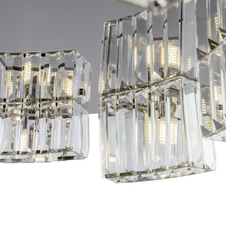 Подвесной светильник 9*G9 40Вт Хром IP20 Colline MOD083PL-09CH Maytoni